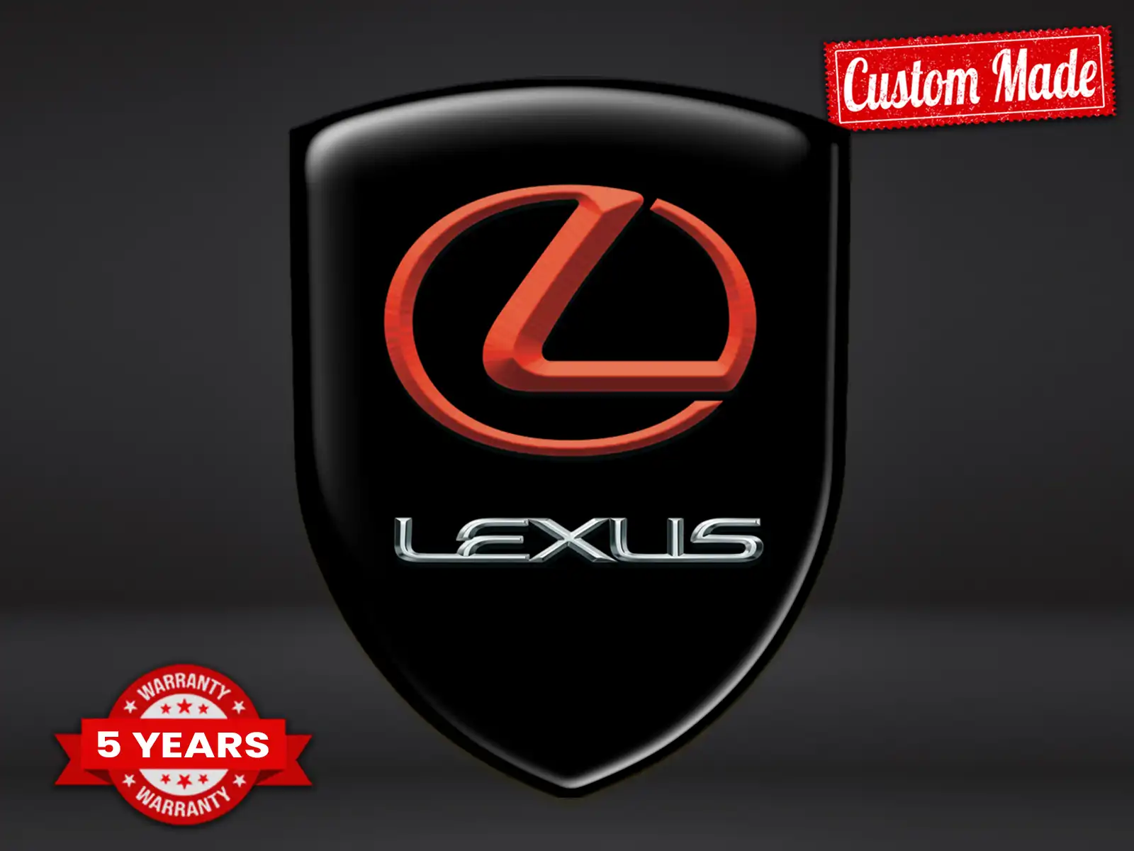Lexus Stoßsticker Sportlich Racing Stern Auto